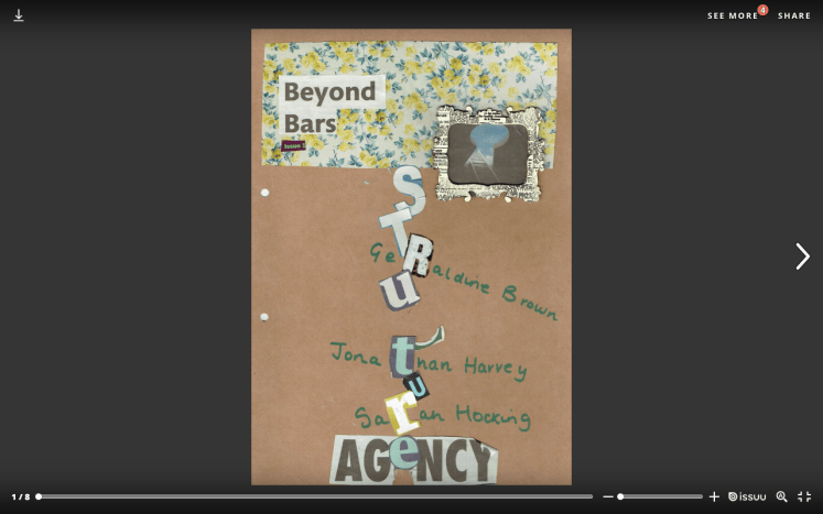 Beyond Bars Zine by Geraldine Brown, Jonathan Harvey, and Sarah Hocking